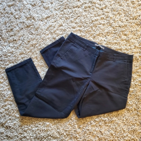 SMART SET | Cropped Navy  Blue Dress Pants (Size 8) - Picture 3 of 7